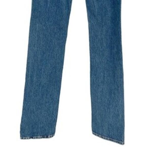 ASOS Mid Rise Comfort Stretch Straight Leg in Mid wash Size W24/L34 - Picture 7 of 10